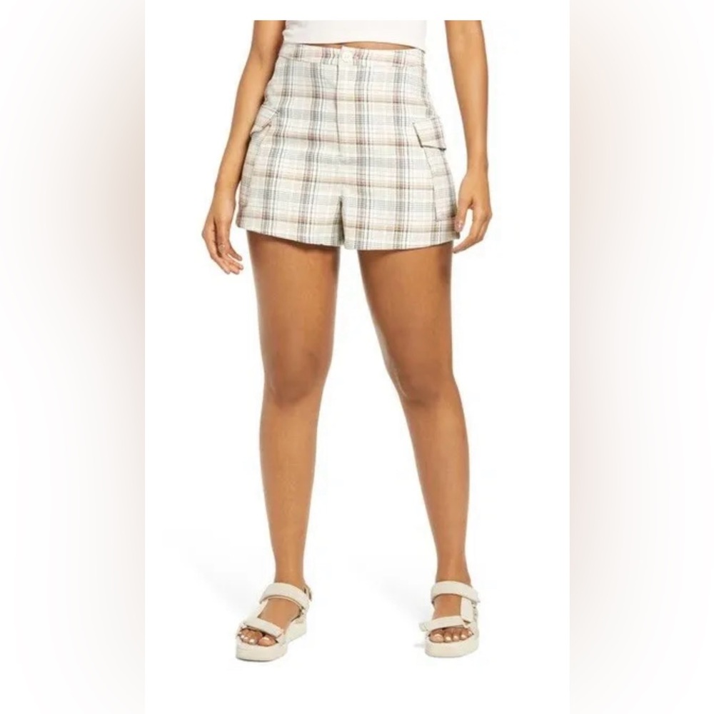 Bp. Veronika cargo Plaid shorts